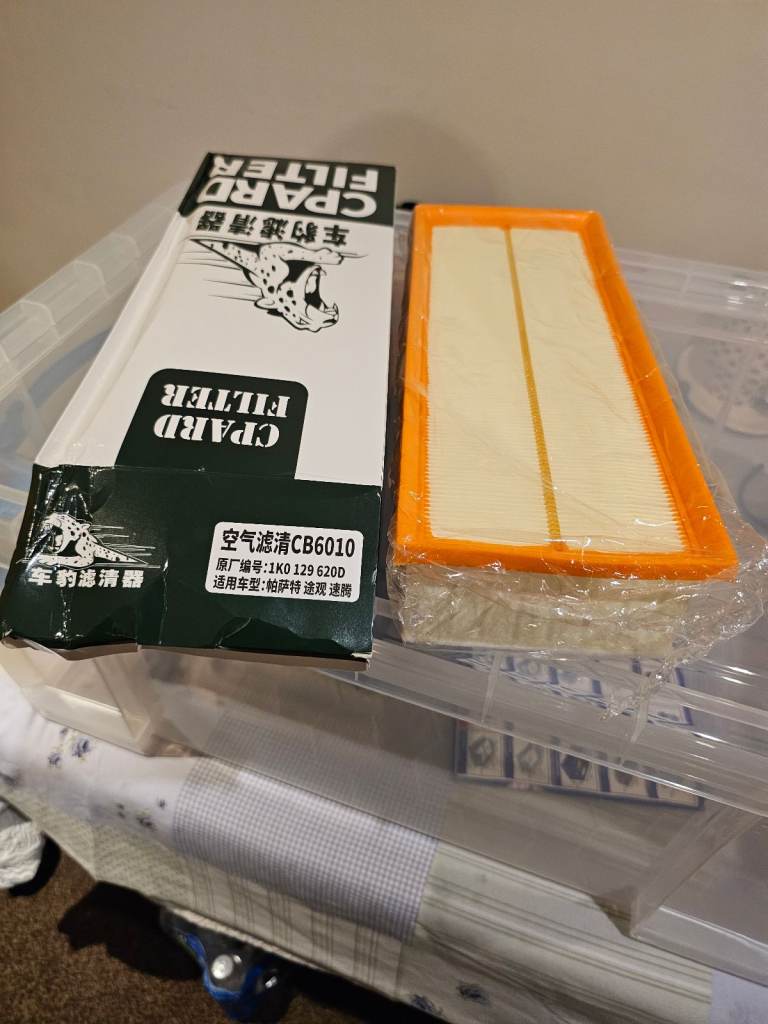 Vw air filters golf sharan alhambra up to 2013 