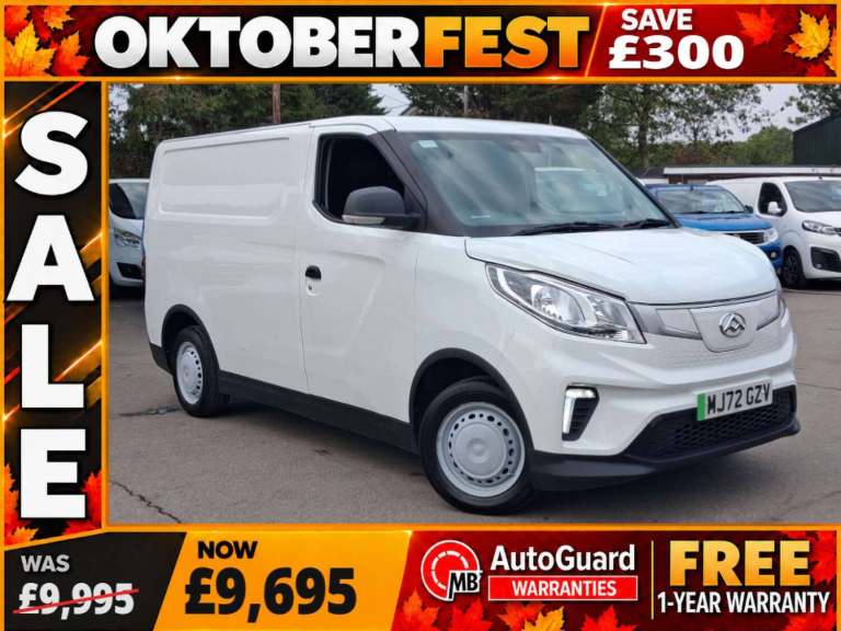 2022 Maxus eDeliver 3 50.23kWh Panel Van 5dr Electric Auto FWD L1 (122 ps) Panel Van Electric Aut...