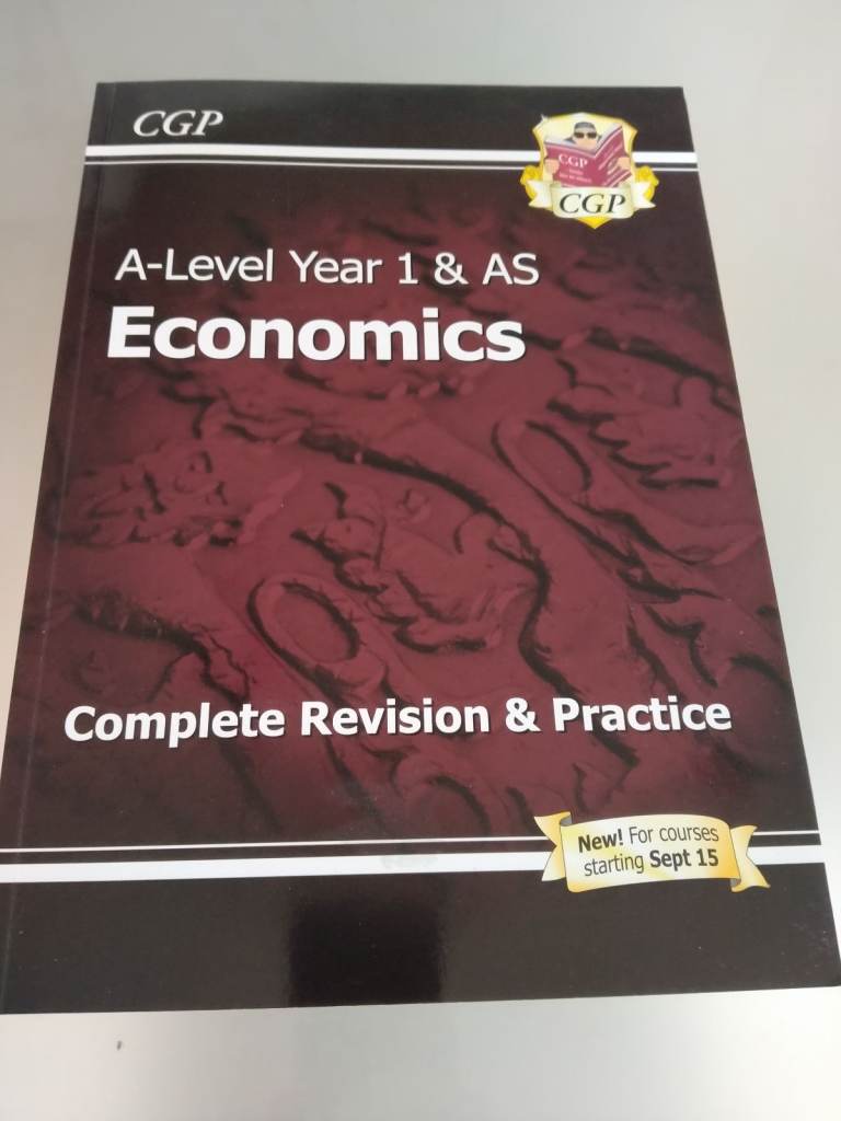 CGP AS Level Economics Complete Revision Guide & Practice - 'As New' Condition, ALL Exam Boards
