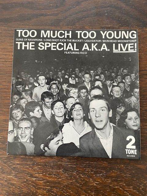 The Specials A.K.A Live 7” Single ‘Too Much Too Young’ Vinyl