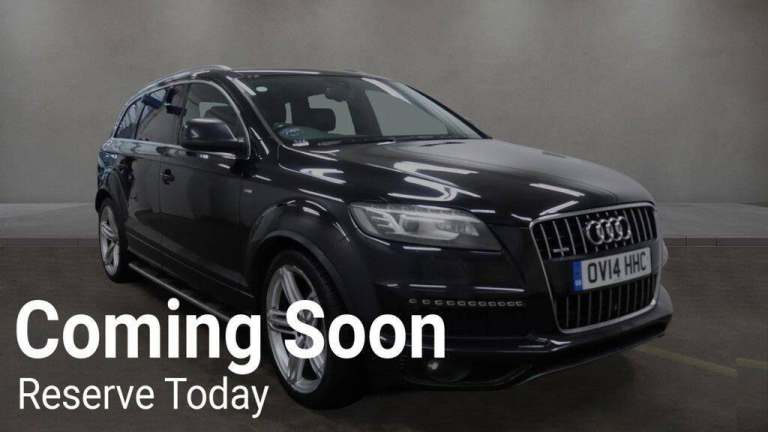 2014 Audi Q7 4.2 TDI V8 S line Plus Tiptronic quattro Euro 5 5dr ESTATE Diesel Automatic