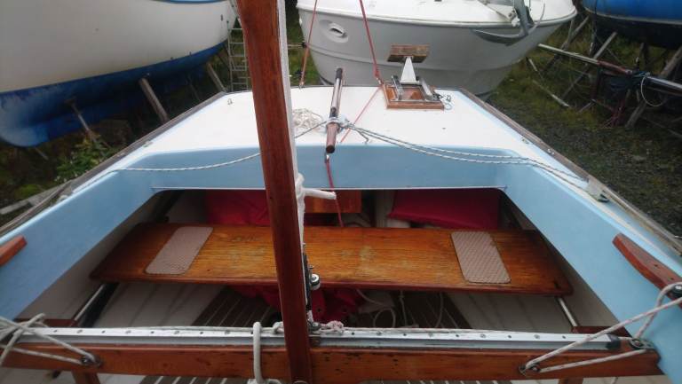 Grp Nordic folkboat sailing yacht boat