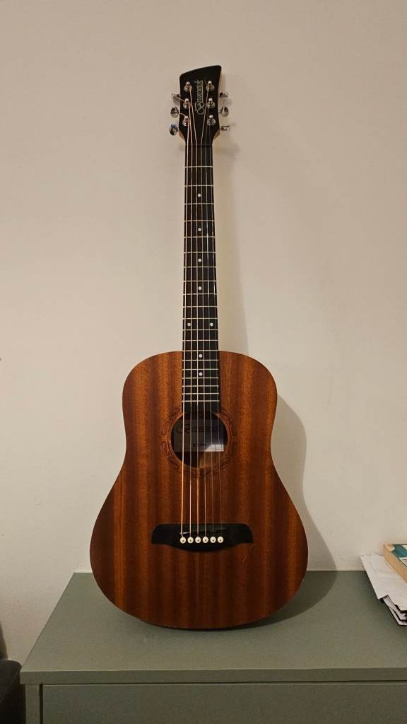  🎸 Brunswick BT200 Acoustic Guitar + Padded Case & Capo – £50