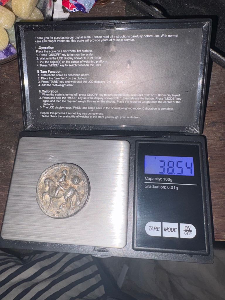  Old coin Iron Age Celtic possibly Roman or Greek 