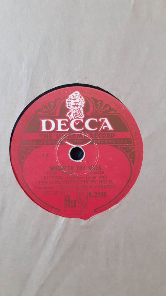 9 x Vinyl 78 rpm, 12ins records. 