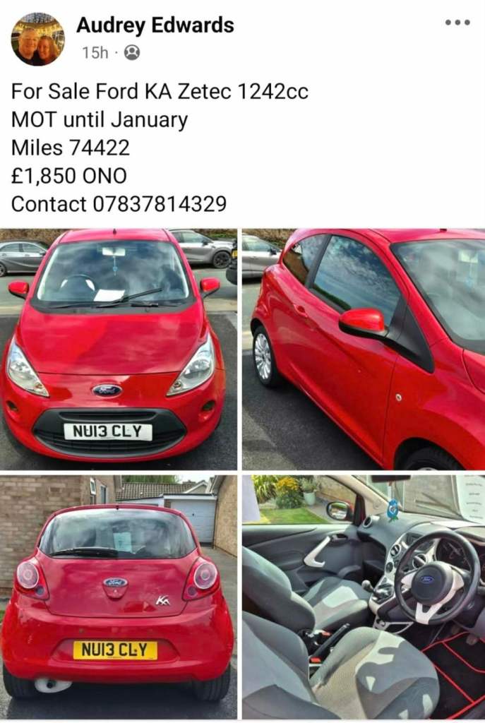 Ford Ka Zetec for sale