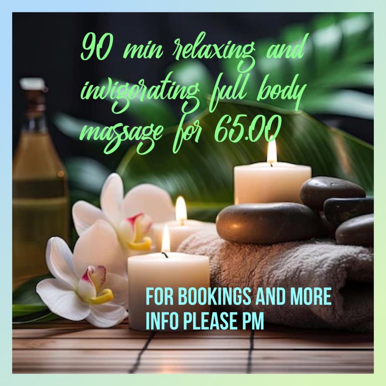 Professional and relaxing Body massage 