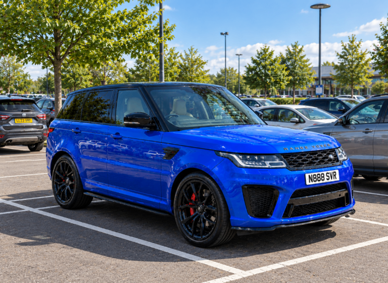 2019 + PRIVATE PLATE N888 SVR, P575 RANGE ROVER SPORT 5.0 SVR AUTO, 66K, FSH, MOT, SUNROOF, LEATHER