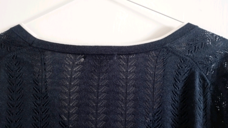 Navy see through Knit Cardigan From Primark, Size S