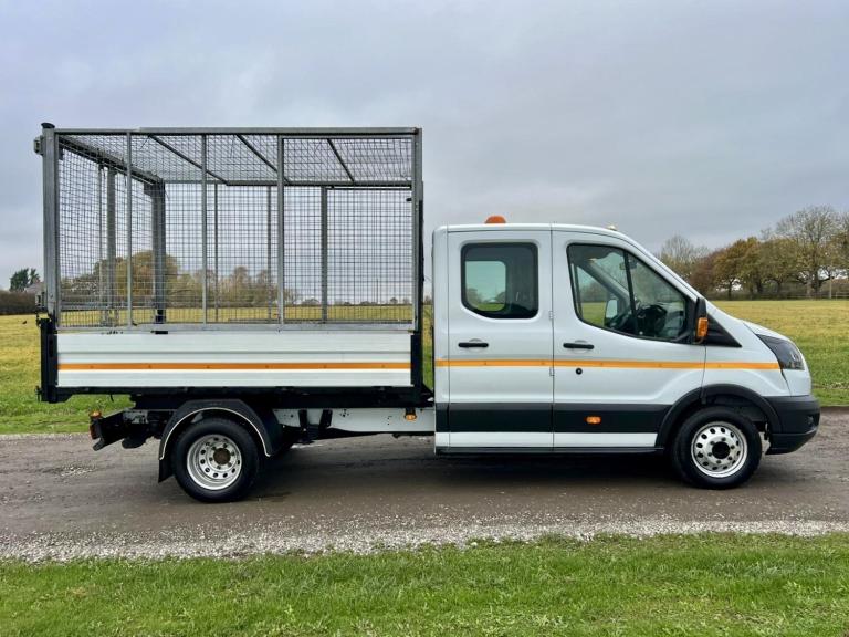 FORD TRANSIT 2.0 350 EcoBlue CAGED TIPPER White Manual Diesel 2018