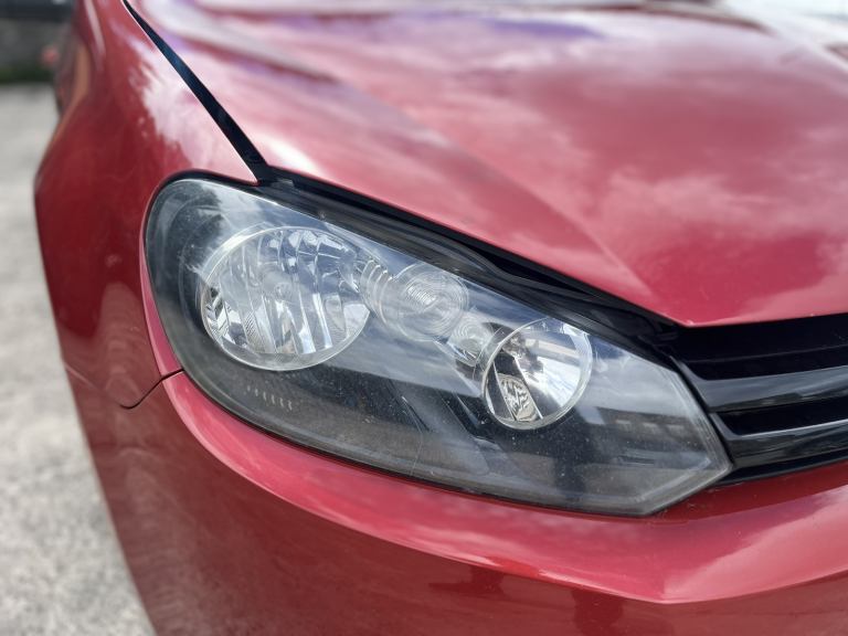 VW GOLF MK6 DRIVER HEADLIGHT HALOGEN 08-12 FACELIFT