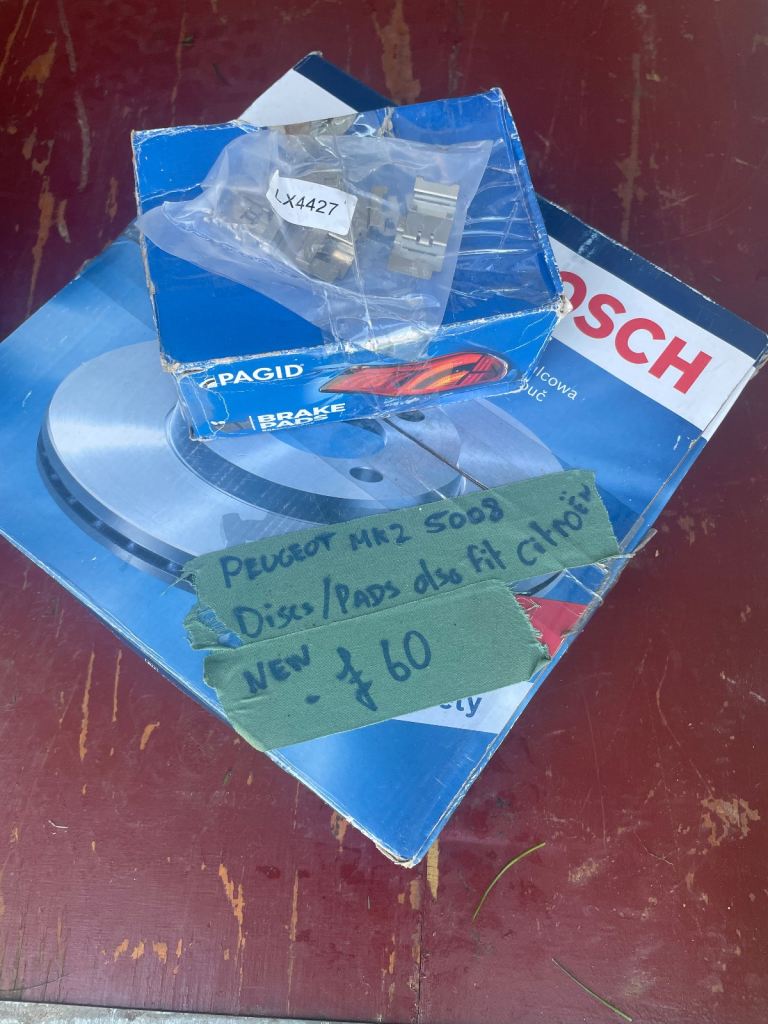 Peugeot 5008 Mk2 Brake discs and pads