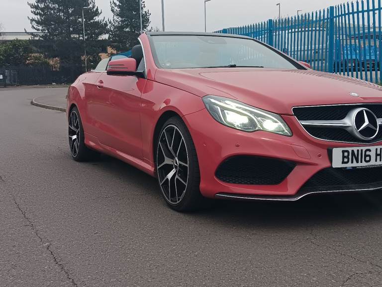 Mercedes-Benz E220D AMG LINE AUTO HPI CLEAR CONVERTIBLE FSH