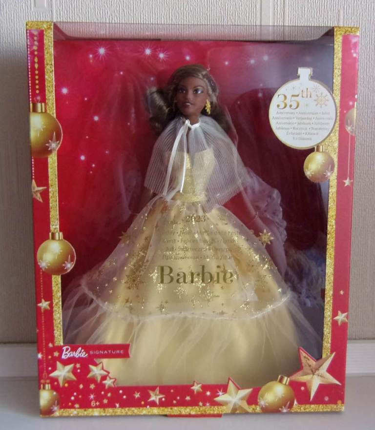 Holiday barbie African American doll 2023 35th anniversary (NRFB