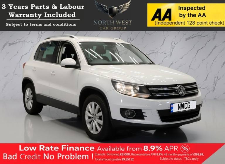 2013 Volkswagen Tiguan 2.0 TDI BlueMotion Tech Match SUV 5dr Diesel Manual 4WD Euro 5 (s/s) (140 ...
