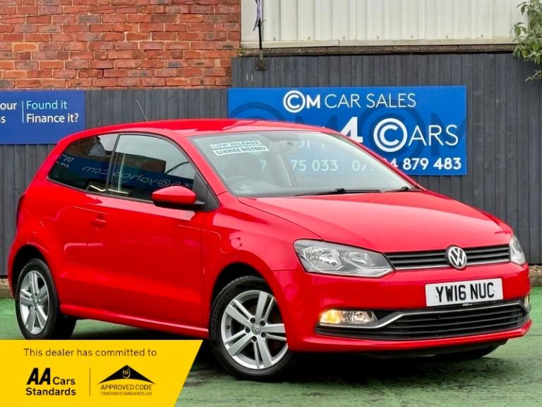 Volkswagen Polo 1.0 BlueMotion Tech Match Hatchback 3dr Petrol Manual Euro 6 (s/