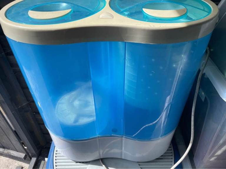 Compact Twin Tub Washing Machine - Blue