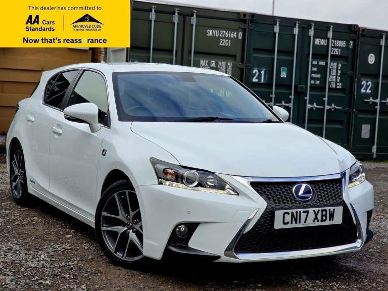 2017 Lexus CT 1.8 200h F Sport Hatchback 5dr Petrol Hybrid CVT Euro 6 (s/s) (136 ps) Hatchback Hy...