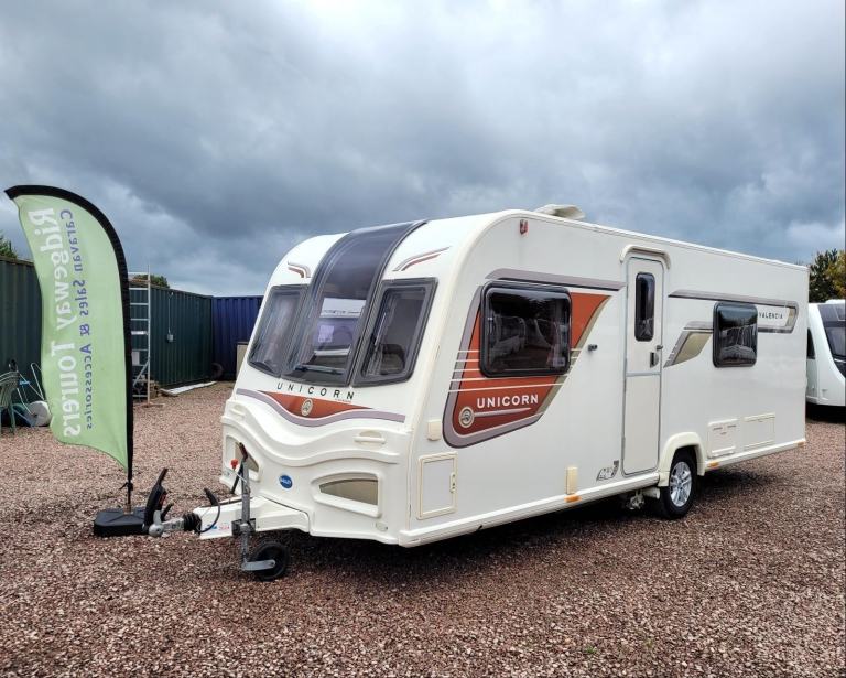 * SALE AGREED * Bailey Unicorn Valencia 2014 Single Axle 4 Berth - Fixed Bed