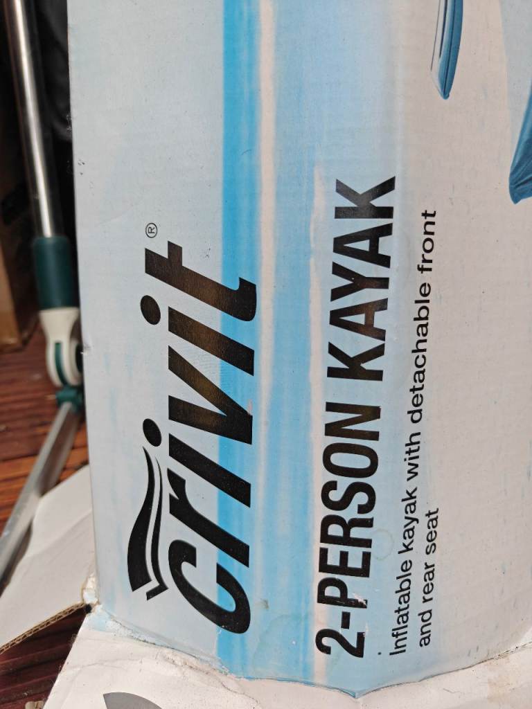 Crivit 2-Person Inflatable Kayak – Brand New, Never Used