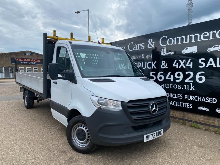 2022 Mercedes-Benz Sprinter 315 CDI 2.0 150 PROGRESSIVE LWB L3 AUTOMATIC 9-G DROPSIDE 186K FSH AI...