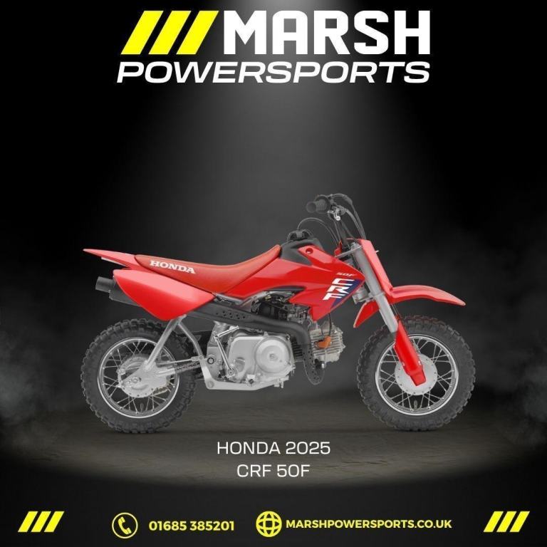 Honda CRF 50F 2025 Motocross Bike - Honda Main Dealer - Reserve Now!