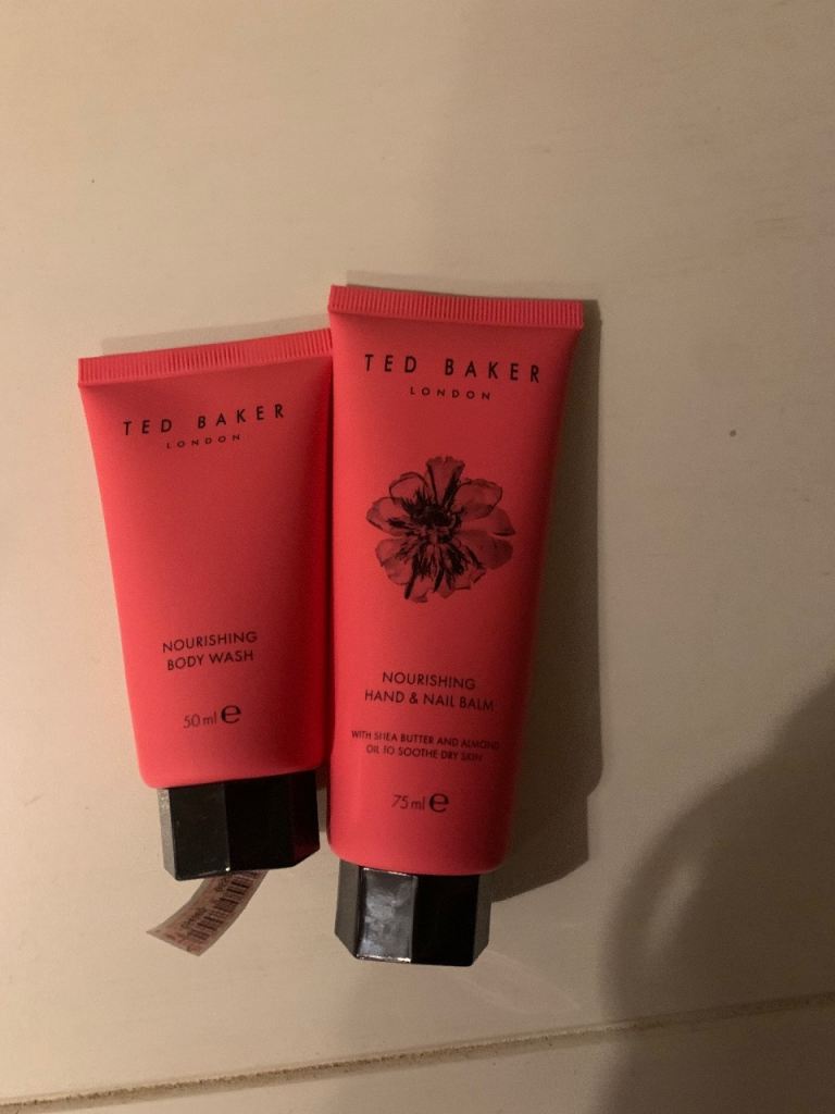 Ted Baker Body Wash, Hand & Nail Balm, Body Oil Crème Set