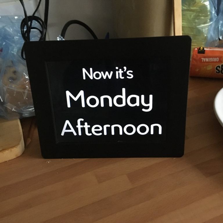 * Day / Date, Clock and more