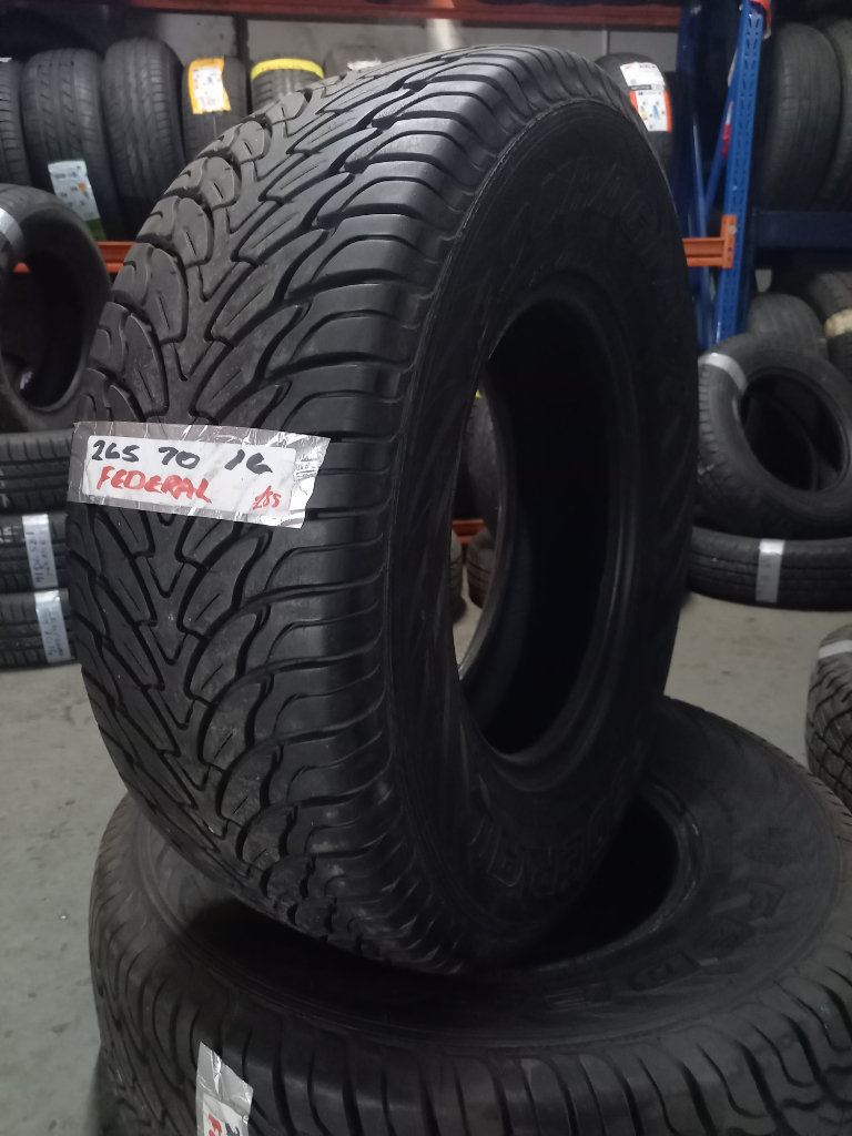 265 70 16 Federal NEW Tyres SALE ONLY £60 each fitted and balanced open 7 days a week