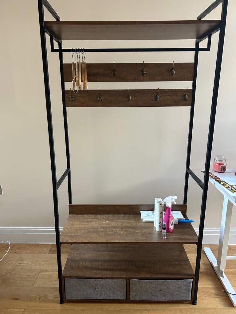 Hanging clothes rail for sale 