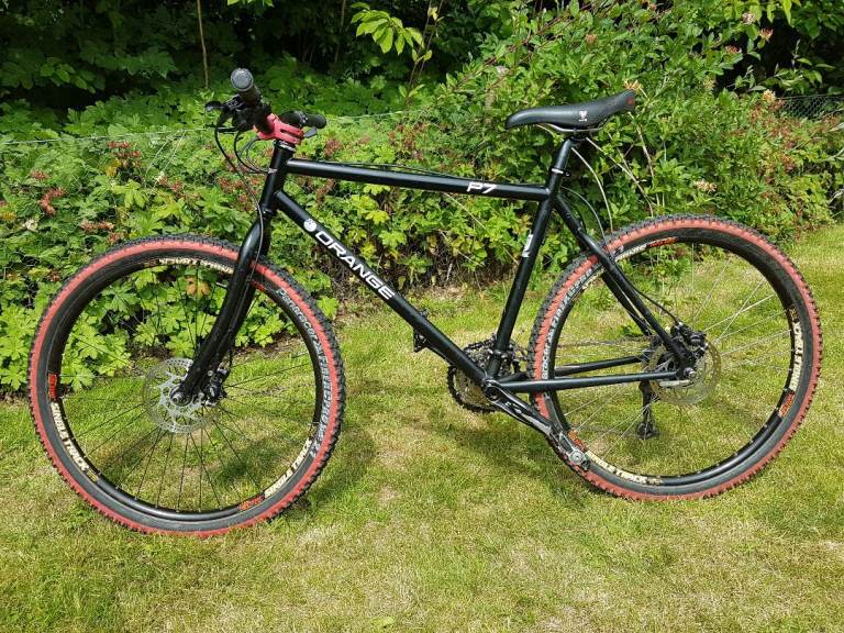Orange P7 Mountain Gravel Road Bike Surly Forks Avid Hydraulic Disc Brakes