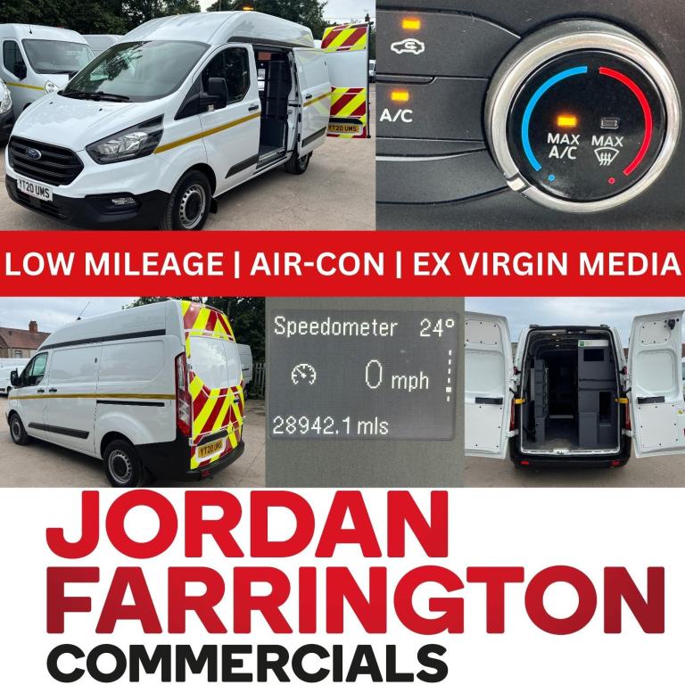 2020 FORD TRANSIT CUSTOM L1H2 UTILITY SPEC WORKSHOP VAN WITH AIRCON*WETBELT DONE