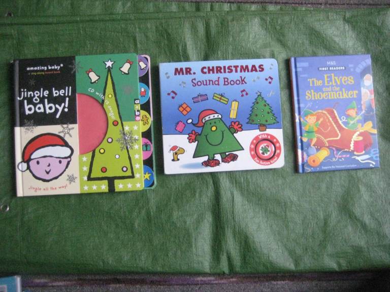 2 Hardboard and 1 Hardback Christmas Books for Young Readers: 3 for £3.00 