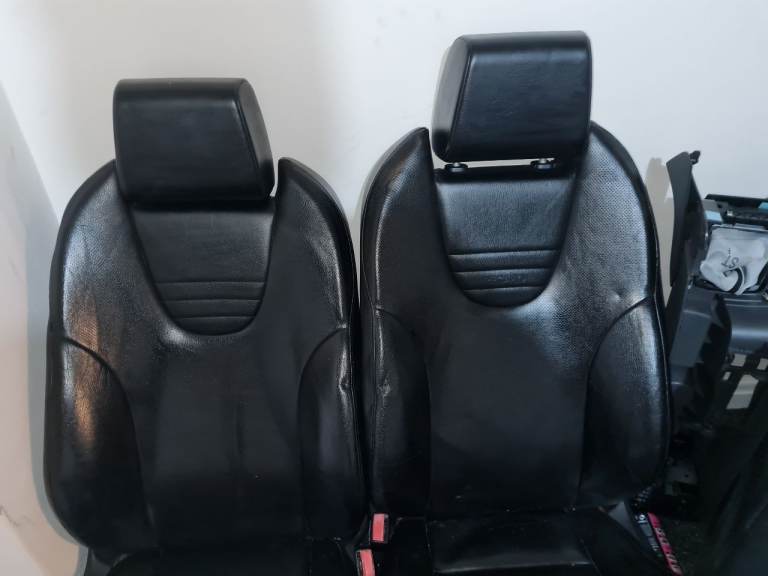 Recaro black leather sports seats (fords)