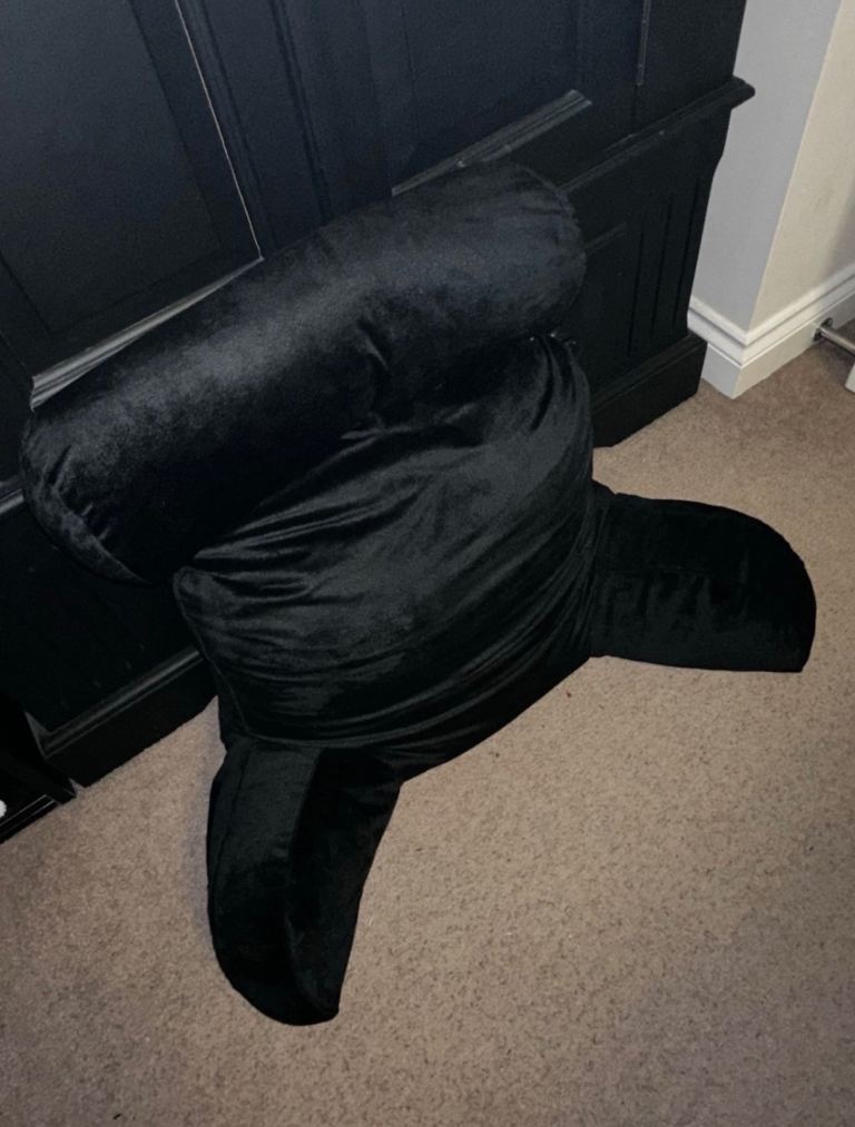 Back Support Cushion Large With Buttoned Neck Support 