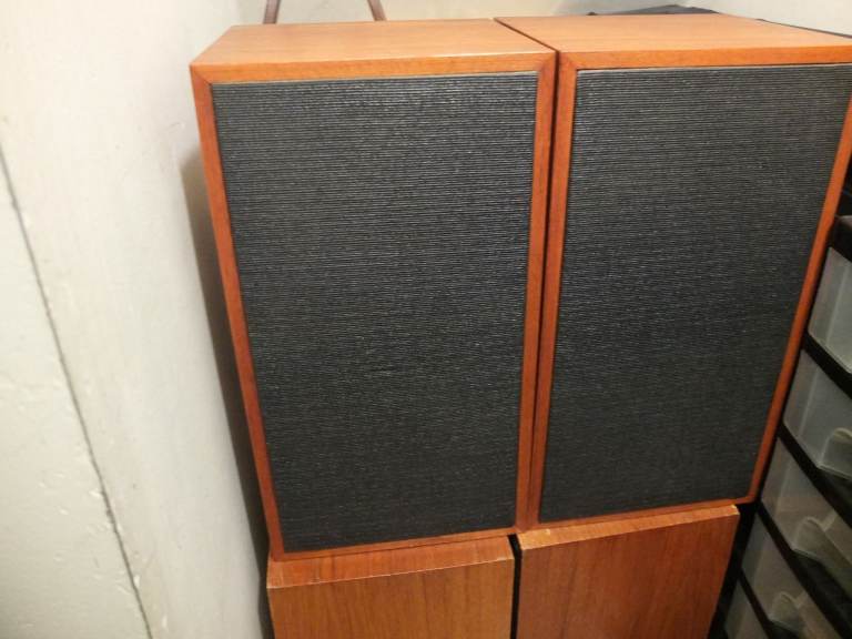Vintage Goodmans DIN 20 Speakers 1970's