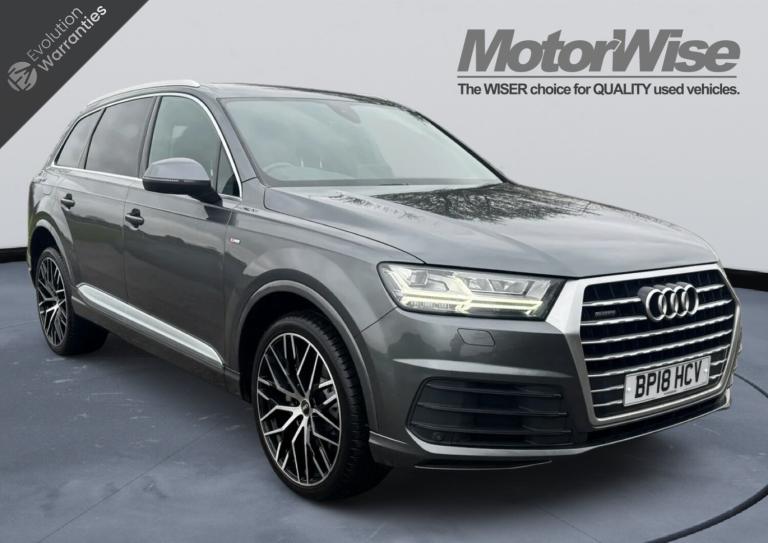 2018 Audi Q7 3.0 TDI Quattro S Line 5dr Tip Auto - LEATHER - HEATED SEATS ESTATE Diesel Automatic