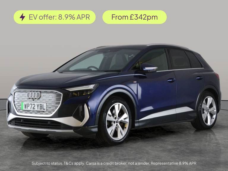 2022 Audi Q4 e-tron 50 S line SUV 5dr Electric Auto quattro 82kWh (299 ps) - LANE DEPARTURE  -  S...