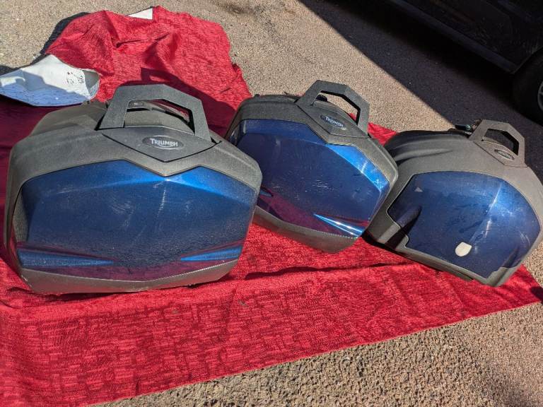 Triumph Sprint ST 1050 original panniers and fixings 