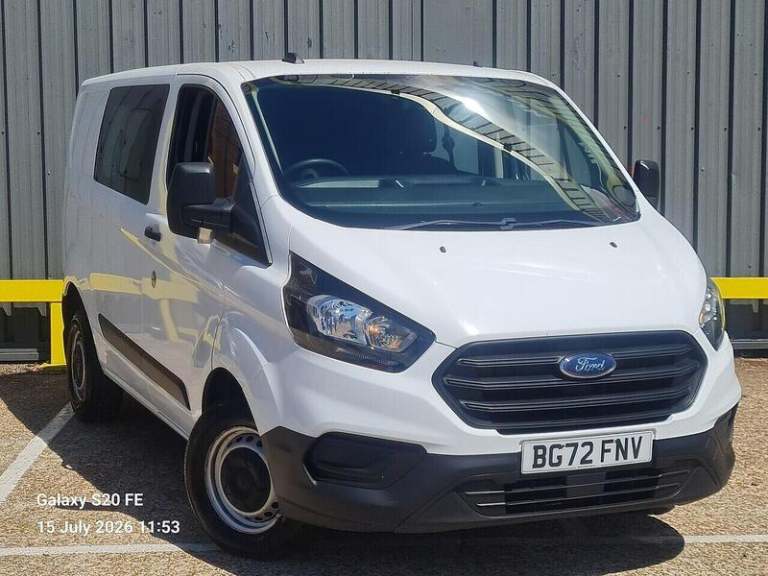 2022 Ford Transit Custom 2.0 280 EcoBlue Leader Crew Van Double Cab 5dr Diesel Manual L1 H1 Euro ...