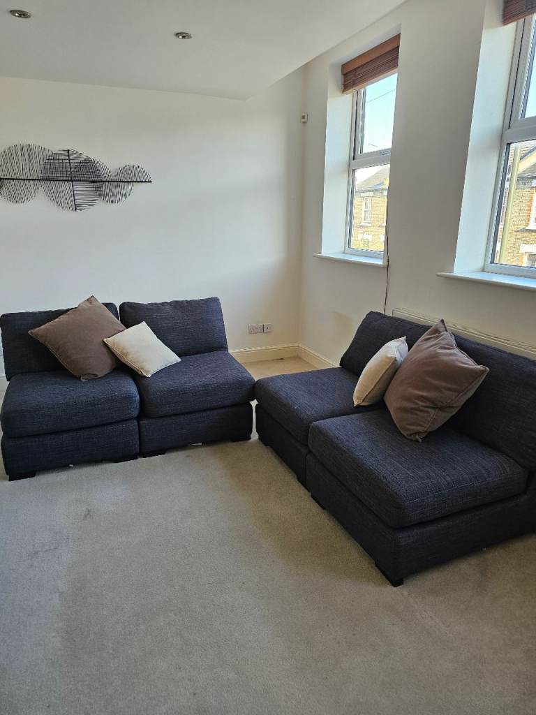 Mortimer Modular Chair, Seal Grey x 4