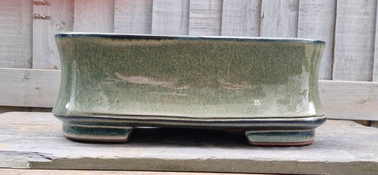Large Contemporary Glazed Bonsai Pot