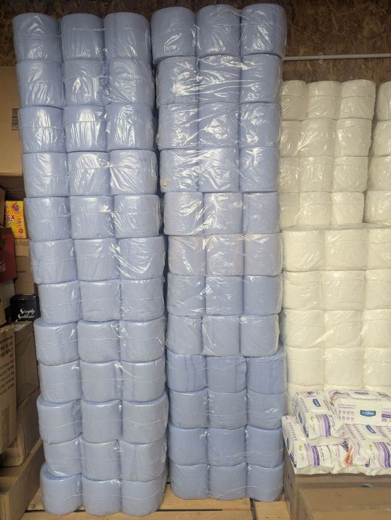 Bulk stock of Blue roll (6 pack)