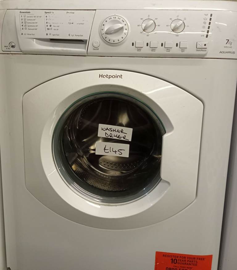 HOTPOINT AQUARIUS WASHING MACHINE FUNCTIONING PERFECTLY 