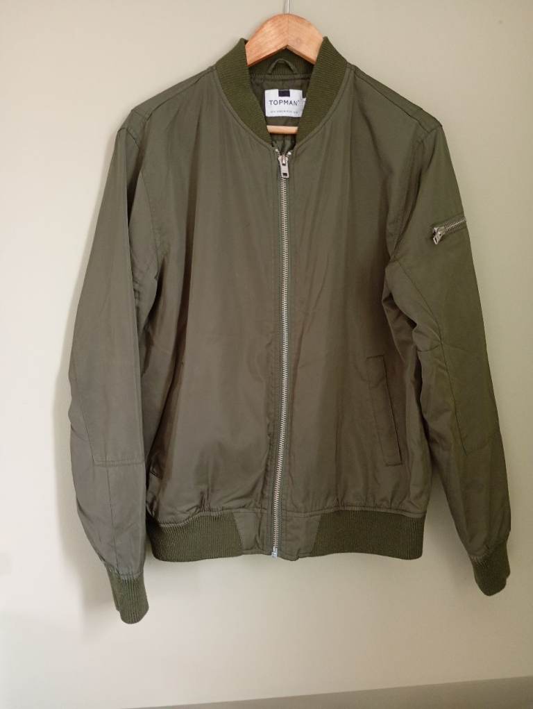 Khaki bomber jacket 