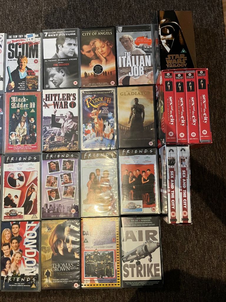 VHS Movie & TV Collection – Classic Films & Box Sets (Star Wars, Friends & More)