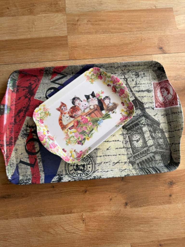 Kitty and London Design Serving Tray - Union Jack Big Ben