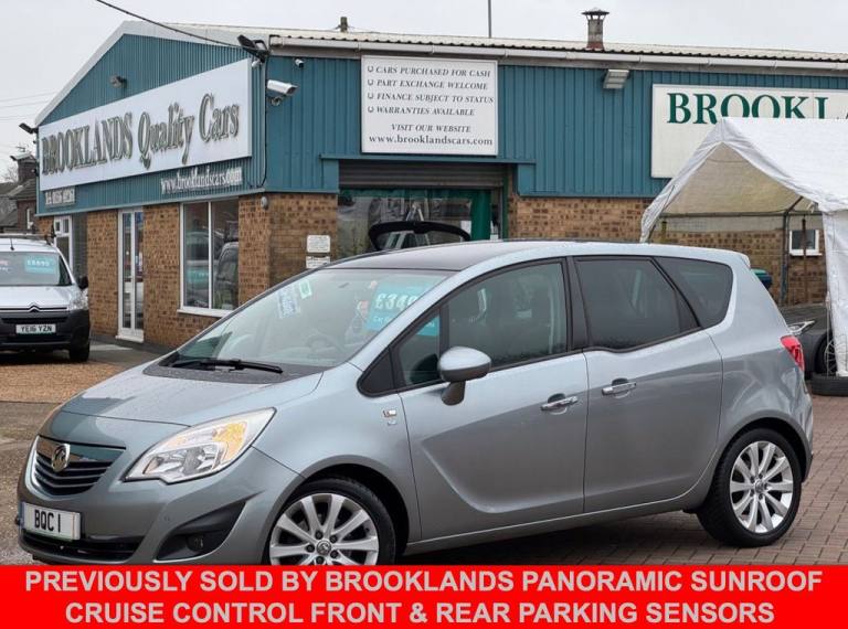 2012 Vauxhall Meriva 1.4 16V SE MPV Silver LakePetrol Manual Euro 5 (100 ps) MPV Petrol Manual
