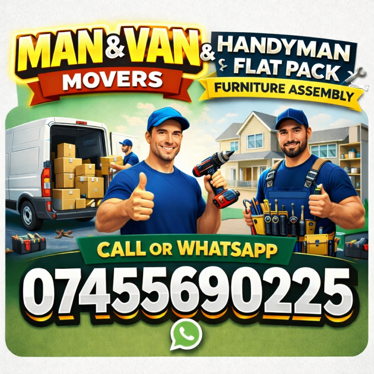 Polish Man and van. Professional Removal Service wardrobe assembley furniture movers london 