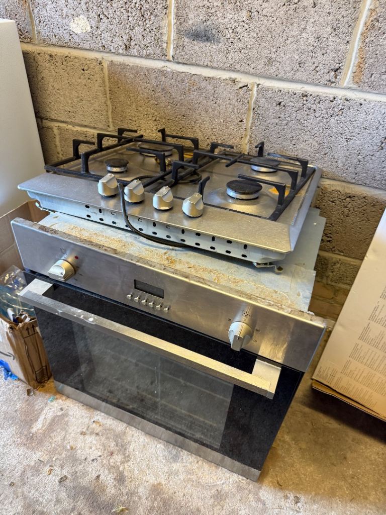 Gas Oven & Gas Hob – Stainless Steel